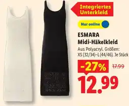 Lidl ESMARA Midi-Häkelkleid Angebot