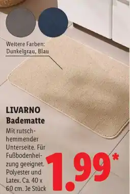 Lidl LIVARNO Badematte Angebot