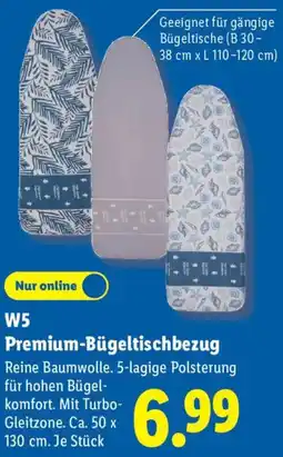 Lidl W5 Premium-Bügeltischbezug Angebot