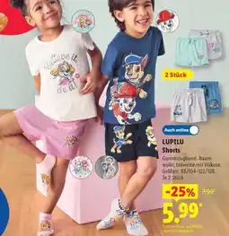 Lidl LUPILU Shorts Angebot