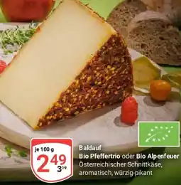 Globus Baldauf Bio Pfeffertrio oder Bio Alpenfeuer Angebot
