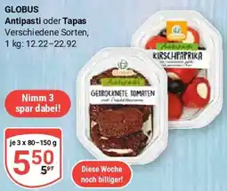 Globus GLOBUS Antipasti oder Tapas Angebot