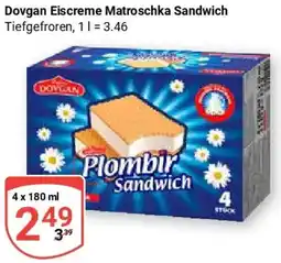 Globus Dovgan Eiscreme Matroschka Sandwich Angebot