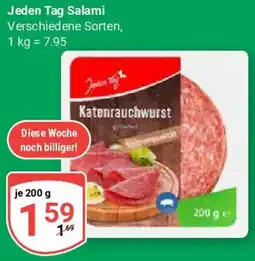 Globus Jeden Tag Salami Angebot
