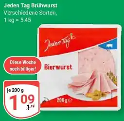 Globus Jeden Tag Brühwurst Angebot