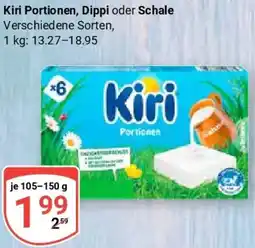 Globus Kiri Portionen, Dippi oder Schale Angebot
