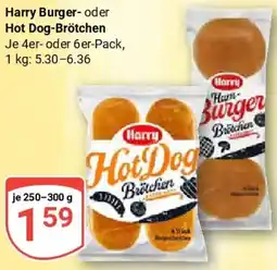 Globus Harry Burger oder Hot Dog-Brötchen Angebot