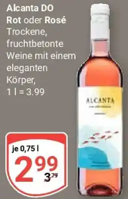Globus Alcanta DO Rot oder Rosé Angebot