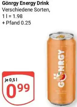 Globus Gönrgy Energy Drink Angebot