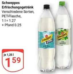 Globus Schweppes Erfrischungsgetränk Angebot