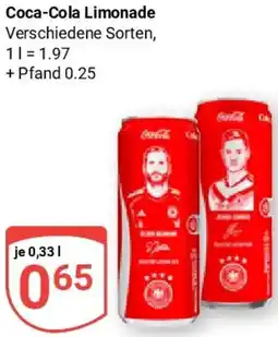 Globus Coca-Cola Limonade Angebot