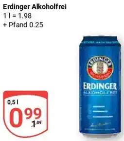 Globus Erdinger Alkoholfrei Angebot
