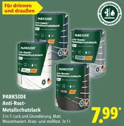 Lidl PARKSIDE Anti-Rost Metallschutzlack Angebot
