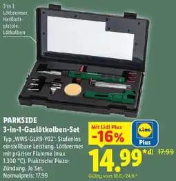 Lidl PARKSIDE 3-in-1 Gaslötkolben-Set Angebot