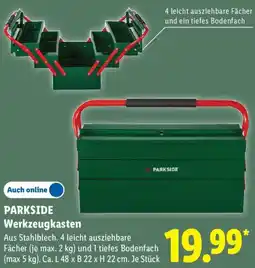 Lidl PARKSIDE Werkzeugkasten Angebot