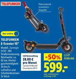Lidl TELEFUNKEN E-Scooter 10" Angebot