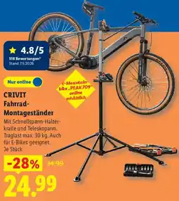 Lidl CRIVIT Fahrrad Montageständer Angebot