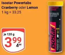 Globus Isostar Powertabs Cranberry oder Lemon Angebot