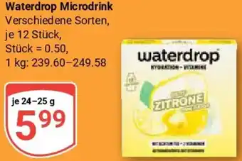 Globus Waterdrop Microdrink Angebot