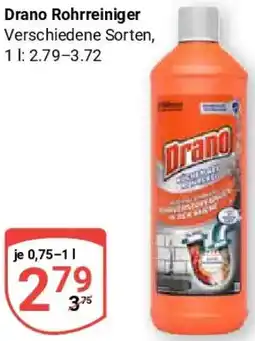 Globus Drano Rohrreiniger Angebot