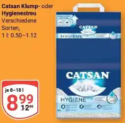 Globus Catsan Klump- oder Hygienestreu Angebot