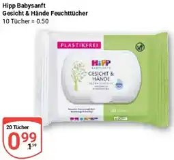 Globus Hipp Babysanft Gesicht & Hände Feuchttücher Angebot