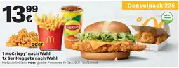 McDonald’s 1 McCrispyⓇ nach Wahl 1x 6er Nuggets nach Wahl Angebot