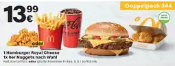 McDonald’s 1 Hamburger Royal Cheese 1x 6er Nuggets nach Wahl Angebot