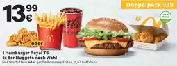 McDonald’s 1 Hamburger Royal TS 1x 6er Nuggets nach Wahl Angebot