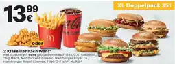 McDonald’s 2 Klassiker nach Wahl Angebot