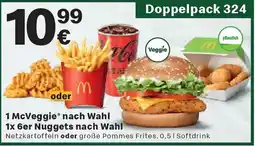McDonald’s 1 McVeggie nach Wahl 1x 6er Nuggets nach Wahl Angebot
