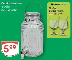 Globus Getränkespender Angebot