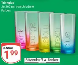Globus Ritzenhoff & Breker Trinkglas Angebot