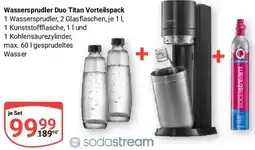 Globus Sodastream Wassersprudler Duo Titan Vorteilspack Angebot