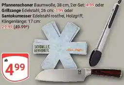Globus Pfannenschoner oder Grillzange Angebot