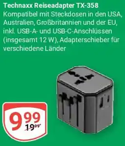 Globus Technaxx Reiseadapter TX-358 Angebot