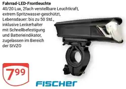 Globus FISCHER Fahrrad-LED-Frontleuchte Angebot