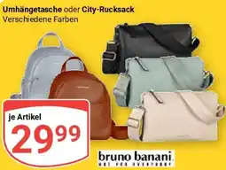 Globus bruno banani Umhängetasche oder City-Rucksack Angebot