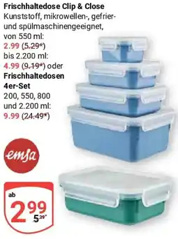 Globus Emsa Frischhaltedose Clip & Close Angebot