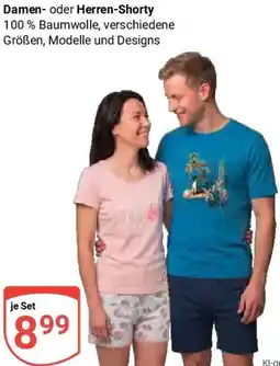Globus Damen oder Herren-Shorty Angebot