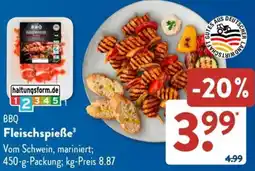 Aldi Süd BBQ Fleischspieße Angebot