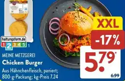 Aldi Süd MEINE METZGEREI Chicken Burger Angebot