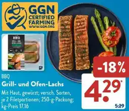 Aldi Süd BBQ Grill- und Ofen-Lachs Angebot