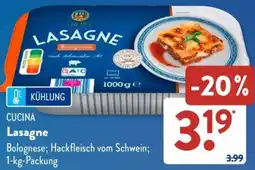 Aldi Süd CUCINA Lasagne Angebot