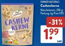 Aldi Süd FARMER NATURALS Cashewkerne Angebot