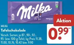 Aldi Süd MILKA Tafelschokolade Angebot