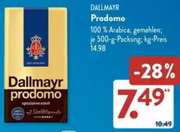 Aldi Süd DALLMAYR Prodomo Angebot