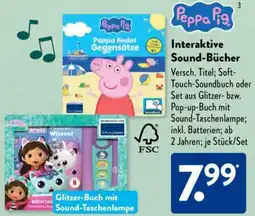 Aldi Süd Peppa Pig Interaktive Sound-Bücher Angebot