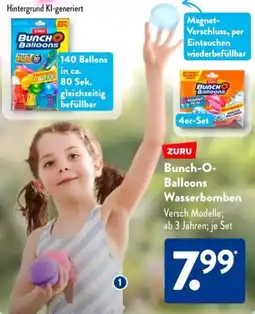 Aldi Süd ZURU Bunch-O Balloons Wasserbomben Angebot