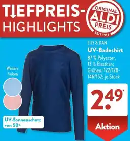 Aldi Süd LILY & DAN UV-Badeshort Angebot